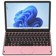 thumbnail image 1 of CHIBBS 11 "Inch YOGA360 Touch Screen with Facial Recognition Window 11 Laptop Computer powered by INTEL N100 quad core 8GB RAM +128GB ROM, HD Camera, Bluetooth, Wi-Fi, HDMI, 2x USB- PINK, 1 of 9