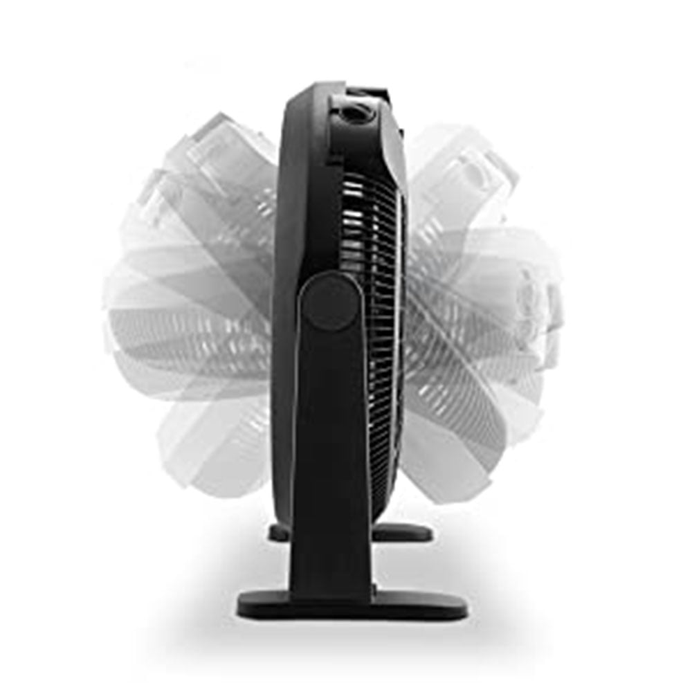 Air Monster 20 Inch Wall Mountable Air Circulator Floor Fan, Black