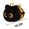 thumbnail image 2 of Bee Stuffed Animal -10.2'' Super Soft Bee Cat Plush Toy Pillow-Cute Birthday Gift for Kids, 2 of 5