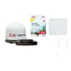 Winegard Playmaker Dish Satellite TV Antenna with Wally TV Tuner & Indoor HDTV Antenna Bundle