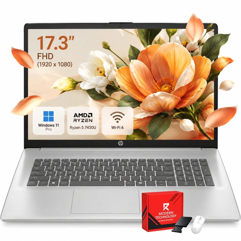 HP 15.6 inch Touchscreen FHD Business Laptop, AMD Ryzen 5 7530U