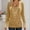 Gold, variant on Long Sleeve T Shirt With Sparkling Sequin Yoke Casual Loose Fit Blouse Top For Everyday Wear Women's Blouses