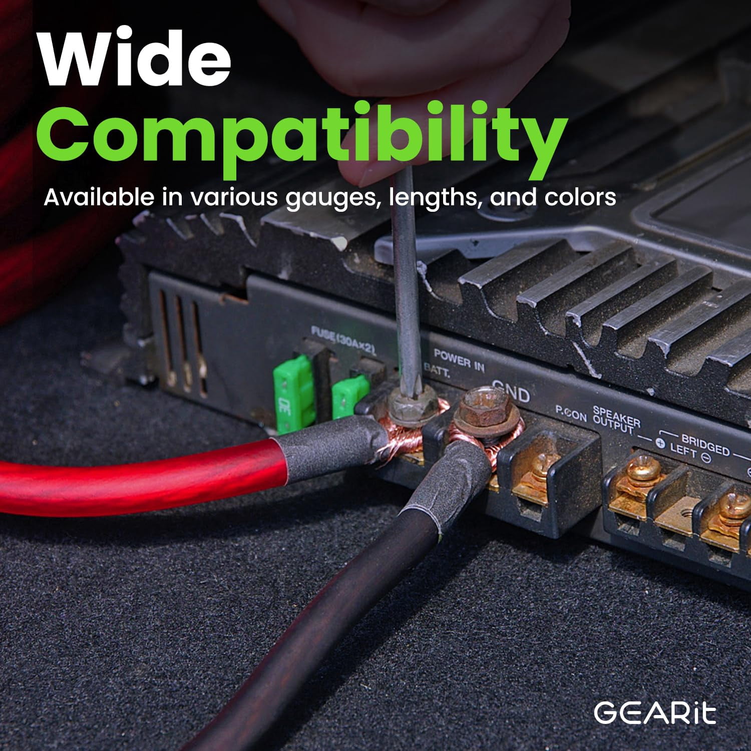 GearIT 1/0 Gauge Wire (25ft - Blue) Copper Clad Aluminum CCA - Primary Automotive Wire Power/Ground, Battery Cable, Car Audio Speaker, RV Trailer, Amp, Wielding, Electrical 0ga AWG - 25 Feet
