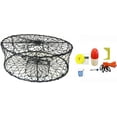 thumbnail image 1 of Piège à Crabe Pliable de Sport avec Flotteurs Rouges/blancs, Harnais, Sac Appât, 1 of 3