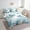 blue grey, variant on Erosebridal Ocean Turtle Bedding Sets Twin Size,Sea Wildlife Comforter Sets with Sheets,Cartoon Bedroom Decor,Reversible,7pcs