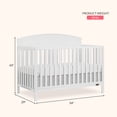 thumbnail image 2 of Dream On Me Storybrooke 5 in 1 Convertible Crib, White, 2 of 7