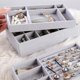 thumbnail image 5 of Cajón organizador de joyas, cajón de almacenamiento de joyas, sistema de organización, almacenamiento de pendientes, bandeja de joyería apilable, 5 of 7