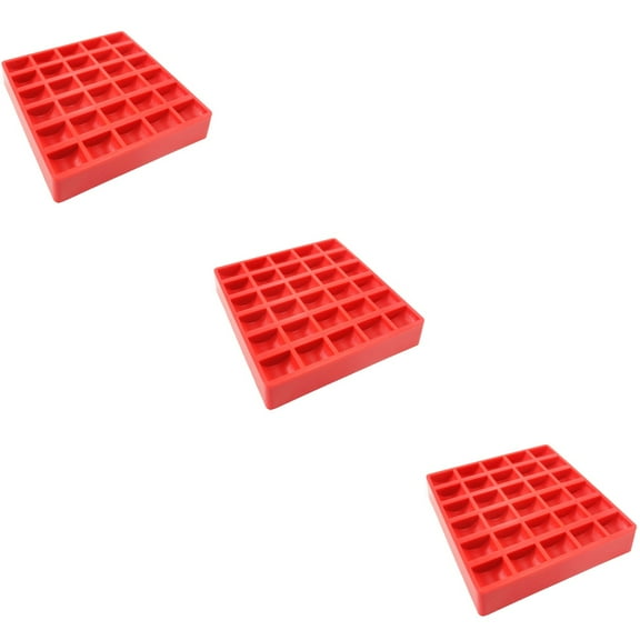 Hemoton 3pcs Plastic Coin Holder Box Coin Storage Organizer Box Coin Collection Supplies