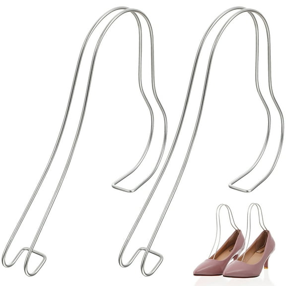 CATIEBYE Metal Shoe Shapers Inserts for Heels and Sandals, 2 Pieces Footwear Accessories