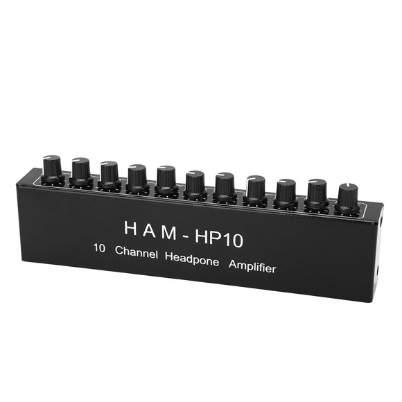Channel Audio Splitter,10 Channel Headpone Magnifier Out Audio Splitter Audio Distributor Precision Engineered