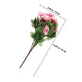 thumbnail image 2 of KAKOWELY 4Ud Flores Falsas Rosa Para De Centros Y Con Acabado Detallado Y Resistente, 2 of 7