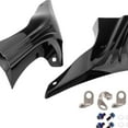 thumbnail image 3 of 2x Universal Brake System Air Cooling Mounting Kit Accessories Motorcycle Braking Plastic Bright Black, 3 of 6