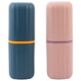 thumbnail image 1 of 2pcs Plastic Toothbrush Case Toothbrush Storage Box for Travel Bathroom Supplies, 1 of 6