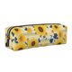 thumbnail image 1 of Easygdp Navy Blue Leaf Sunflower para Estuche de Lápices de Cuero, Estuche de Papelería de Cuero, Estuche de Gran Capacidad con Cremallera, 1 of 7