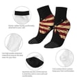 thumbnail image 5 of Naloa Patriotic USA Butterfly Art Ankle Socks for Women Non Slip Socks No Show Socks Classic Low Cut Casual Socks Casual Socks, 5 of 7
