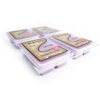 Pure English Lavender Wax Melts Bulk Pack - 4 Highly Scented Bars - Made With Essential & Natural Oils - Flower & Floral Air Freshener Cubes Collection