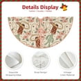 thumbnail image 5 of Balery Floral Cowboy Boots Printed Christmas Tree Skirt , Merry Christmas Party Christmas Tree Decoration,Adjustable Tree Skirt-36", 5 of 8