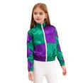 thumbnail image 2 of CHICTRY Girls Horse Training Uniform Long Sleeve Horse Rider Shirt Derby Horse Racer Trainer Green 14, 2 of 7