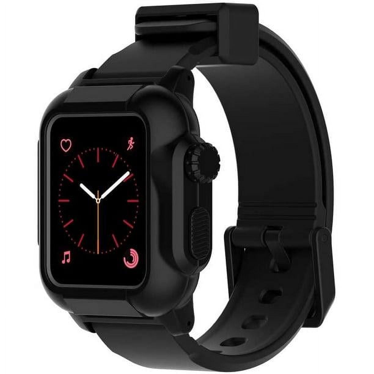 Damaie Waterproof Case For Apple Watch 40mm 44mm Series 5 4 ip68 Waterproof Shockproof Impact Resistant With Premium Soft Silicone Apple Watch Sport