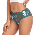 thumbnail image 2 of Balery cute Skull organ Ropa Interior de Algodón para Mujer con Dibujo – Braguitas Cómodas y Elásticas, Estilo Clásico-X-Small, 2 of 6