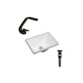 thumbnail image 1 of DROP Bath and Kitchen DR091102 Undermount Bathroom Sink Set, 1 of 4