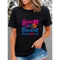 thumbnail image 1 of T-Shirt Idée de Révélation de Genre "Papa t'Aime" Col Rond Manches Courtes T-Shirt Graphique pour Femmes Hommes, Tee-Shirt de Sport Décontracté, 1 of 4