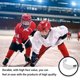 thumbnail image 5 of Yuarrent Cubierta de casco de hockey sobre hielo transparente antivaho antiarañazos patines de ruedas portátiles equipo de protección de Ropa Deportiva, Zapatos, 5 of 6