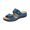 Blue, variant on Jamicy Wedge Slippers for Women Dressy Slip On Comfortable Summer Breathable Shoes Floral Platform Slides for Casual Walking