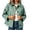 Green, variant on Womens Oversized Jackets Plaid Long Sleeve Collared Cropped Jacket Casual Button Down Pretty Lightweight Outerwear Red S