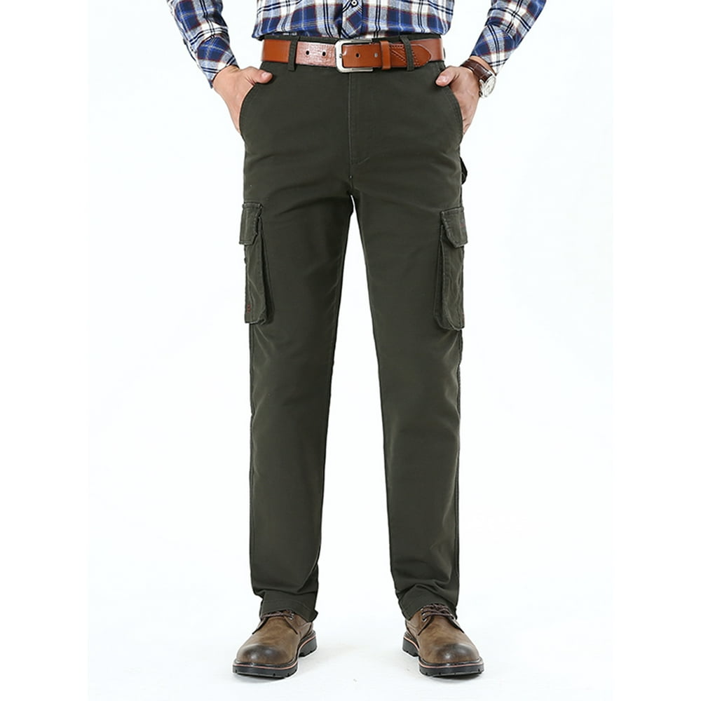 DOWNJAKE - Men's Premium Relaxed Fit Straight Leg Cargo Pant - Walmart.com - Walmart.com