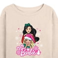 thumbnail image 3 of Barbie - Holidays & Christmas - Friends Celebration - Women's Lightweight French Terry Long Sleeve Shirt, 3 of 5