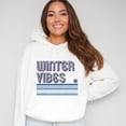thumbnail image 6 of Winter Vibes Stripes - Women's Graphic Hoodie, 6 of 10