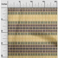 thumbnail image 1 of oneOone Coton Soie Tissu Géométrique Ligne Ikat Tissu Imprimé BTY 42 Pouces de Large, 1 of 4