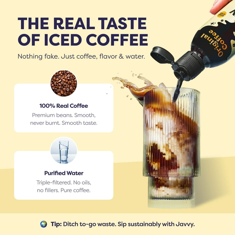 Javy Coffee Concentrate Liquid, Makes 35 Cups, Low Acid Cold Brew