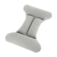 thumbnail image 2 of Almohada de aire flocada para cama, suave, cómoda, plegable, portátil y transpirable. Gris, 2 of 9