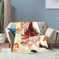 thumbnail image 6 of Genshin Impact Bed Blanket Air Conditioner Quilt Ultra Soft Flannel Blanket All Season Fuzzy Blanket Reversible Fluffy Plush Blanket 40"X30", 6 of 8