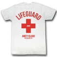 thumbnail image 1 of Jaws Life Guard White Adult T-Shirt, 1 of 1