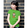 thumbnail image 2 of Cute Sloth Pumpkin Costume T-Shirt Juniors -Image by Shutterstock,  Large, 2 of 4