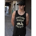 thumbnail image 2 of Portland Scooter Society Tank Top Men's -SelectDesign, 2 of 4