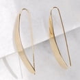thumbnail image 3 of Humble Chic 14K Gold Plated Drop Earrings for Women - Long Earrings for Women, 3 of 10