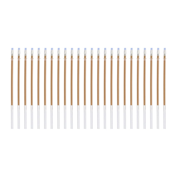 Uxcell 0.8mm Gel Pens Refills, 24 Pack Glitter Gel Pens Sparkle Metallic Ink Medium Point Colored Refill Set for Adults Coloring Books Journaling Scrapbooking Art Drawing, Brown