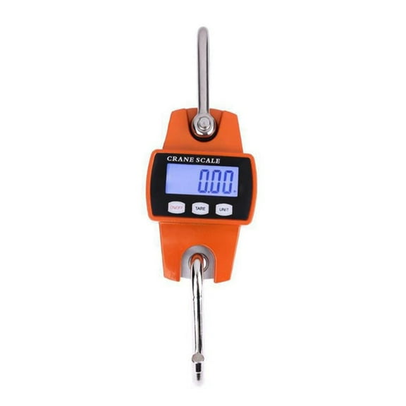 Digital Crane Scales 300 kg / 50 g Battery Industrial Scales Load Scales Mini Portable LCD Pull Scales Hanging Hook Weight Tool ,Easy Use