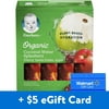 [$5 Savings] Buy 16 Pouches of Gerber Organic Coconut Water Splashers Cherry Sweet Potato Apple, Receive a FREE $5 Walmart eGift Card