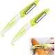 thumbnail image 1 of 2Pcs Professional Straight Peeler, Vegetable Peeler and Fruit Peeler, Swivel Peeler, Julienne Peeler, Potato Peeler, Carrot Peeler (Green), 1 of 3
