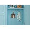ClosetMaid Household Hang Up Wall Mounted Hook Rack, 5.8 x 18.4 x 3.8