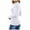 White, variant on Women's Turtleneck Top, Solid Color Slim Fit Long Sleeve Base Shirt for Layering, High-Neck Casual Bottoming Tops for Autumn and Winter Fashion Black L