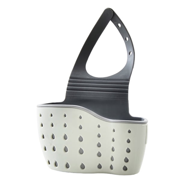 Toystoory Organización eficiente y fácil acceso, soporte para cesta colgante para fregadero de cocina, ahorro de espacio, elegante Almacenamiento y organización del hogar verde