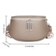 thumbnail image 3 of Bolso de pecho para mujer, Bolso de hombro de cuero genuino a la moda, monederos informales simples para mujer, 3 of 5