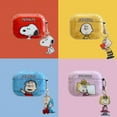 thumbnail image 4 of Bonita funda para auriculares con dibujos animados de Snoopy, Charlie Brown y Lucy para AirPods 1, 2, 3 Pro 2021, funda protectora IMD para auriculares inalámbricos Bluetooth, 4 of 5