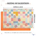 thumbnail image 6 of Yayeee Doormat for Indoor Entrance 32" x 20" Non Slippery Floor Rug, Pink Floral, 6 of 8